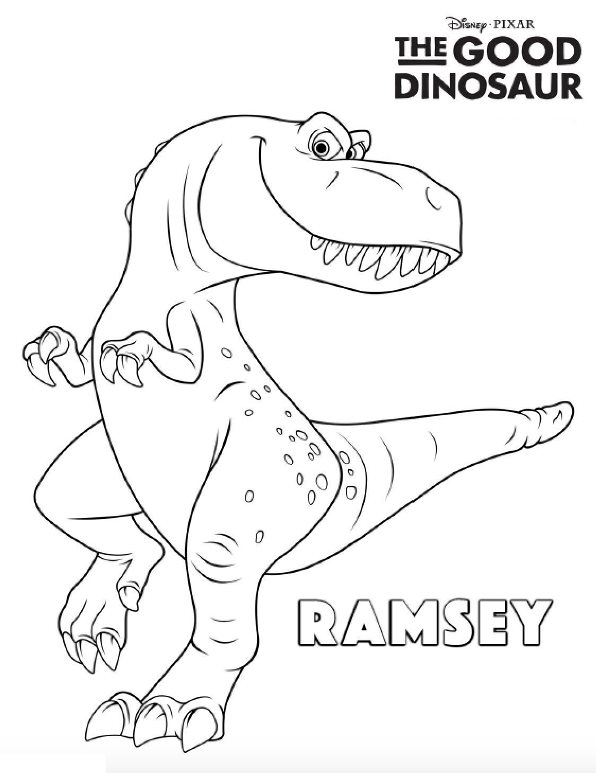 Plansa de colorat cu Dinozauri 116 20